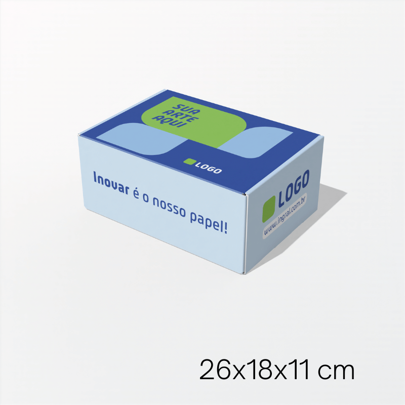 さくらカラーDPE  BOX Caixa Sedex Colorida 26x18x11 cm